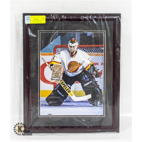 KIRK MCLEAN VANCOUVER CANUCKS FRAMED PICTURE