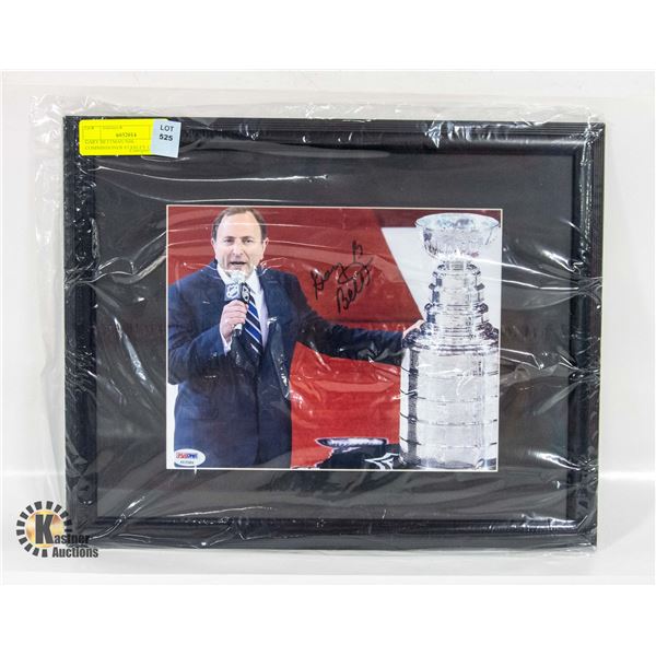 GARY BETTMAN NHL COMMISSIONER STANLEY CUP
