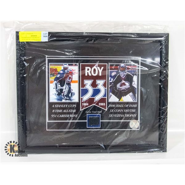 PATRICK ROY COLORADO AVALANCHE GAME USED STICK COA