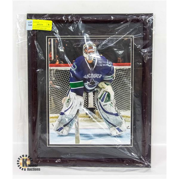 ROBERTO LUONGO VANCOUVER CANUCKS FRAMED PICTURE