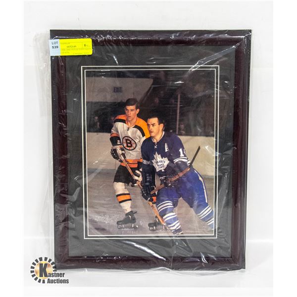 BOBBY ORR (BRUINS) & DAVE KEON (MAPLE LEAFS)