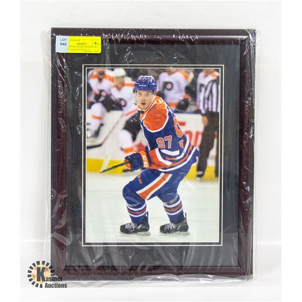 CONNOR MCDAVID EDMONTON OILERS FRAMED PICTURE