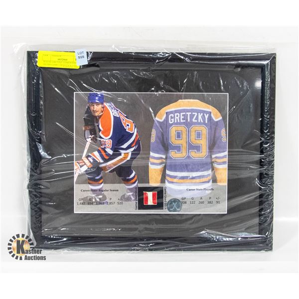 WAYNE GRETZKY EDMONTON OILERS GAME USED STICK COA