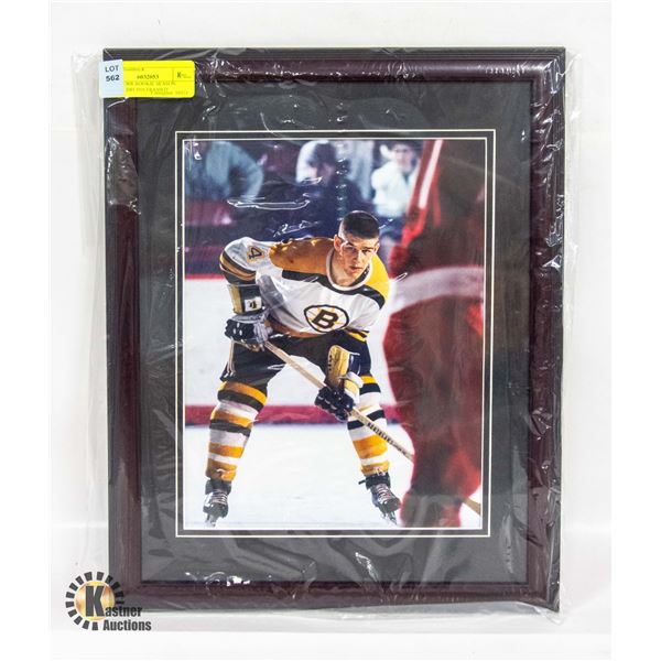 BOBBY ORR ROOKIE SEASON BOSTON BRUINS FRAMED