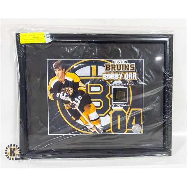 BOBBY ORR BRUINS BOSTON GARDENS GAME USED SEAT COA