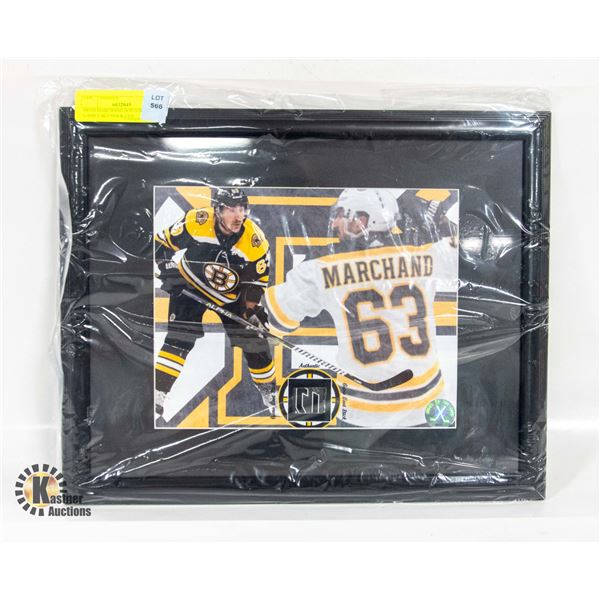 BRAD MARCHAND BOSTON BRUINS GAME USED STICK COA