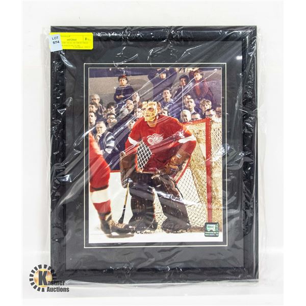 TERRY SAWCHUK DETROIT RED WINGS FRAMED PICTURE