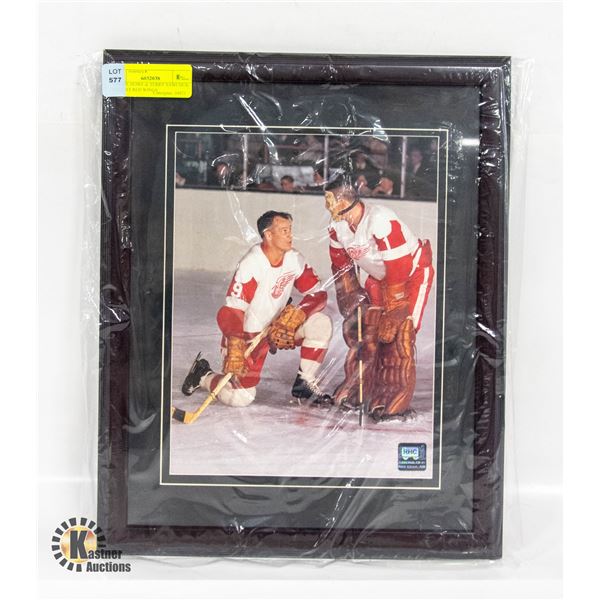 GORDIE HOWE & TERRY SAWCHUK DETROIT RED WINGS
