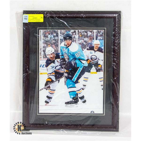 SIDNEY CROSBY PENGUINS OUTDOOR CLASSIC FRAMED