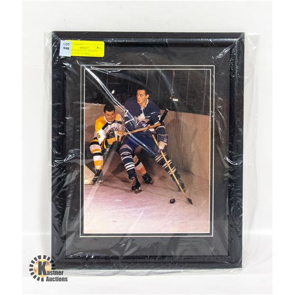 FRANK MAHOVLICH TORONTO MAPLE LEAFS FRAMED