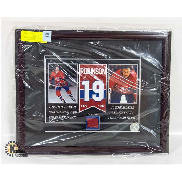 LARRY ROBINSON CANADIENS MONTREAL FORUM
