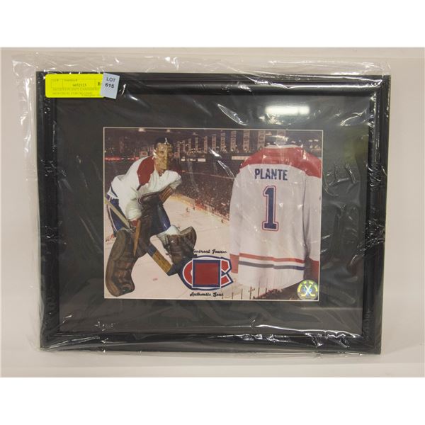JACQUES PLANTE CANADIENS MONTREAL FORUM GAME