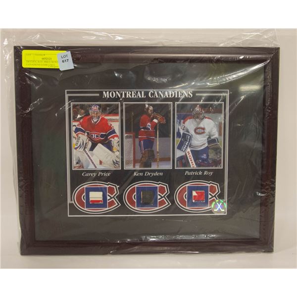 DRYDEN, ROY, PRICE MONTREAL CANADIENS GAME USED
