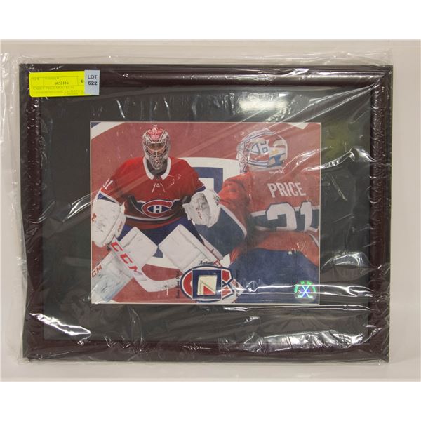 CAREY PRICE MONTREAL CANADIENS GAME USED STICK COA