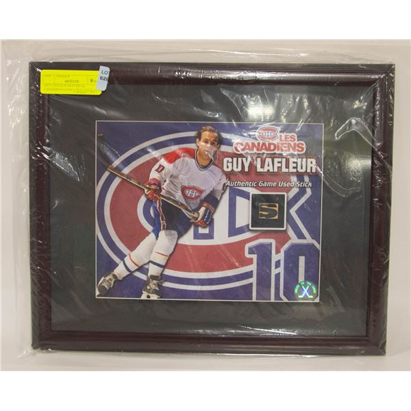 GUY LAFLEUR MONTREAL CANADIENS GAME USED STICK COA
