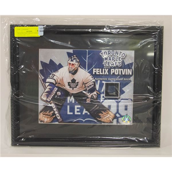 FELIX POTVIN TORONTO MAPLE LEAFSGAME USED
