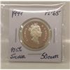 Image 1 : 1999 92.5% SILVER 50 CENTS FROM PROOF SET