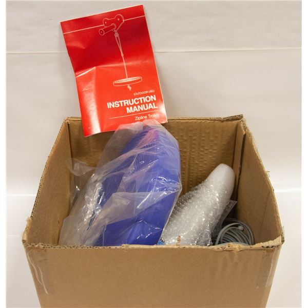 NEW VEVOR ZIPLINE KIT - BLUE