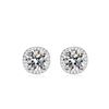 Image 4 : 4 CT GRA CERTIFIED MOISSANITE 925 SILVER EARRINGS