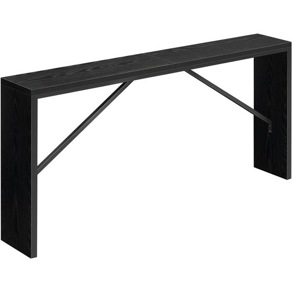 NEW MAHANCRIS CONSOLE TABLE CTHB15801Z - BLK