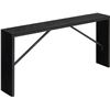 Image 1 : NEW MAHANCRIS CONSOLE TABLE CTHB15801Z - BLK