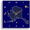 Image 1 : NEW ALASKAN FLAG WALL CLOCK