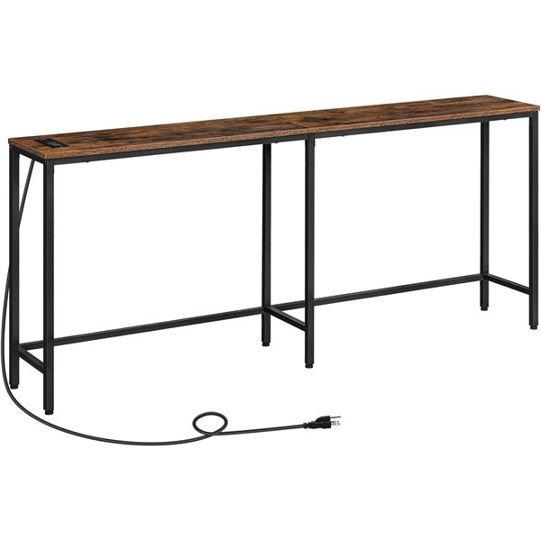 NEW CONSOLE TABLE ST004-V2-GY140-RR WITH OUTLETS