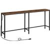 Image 1 : NEW CONSOLE TABLE ST004-V2-GY140-RR WITH OUTLETS