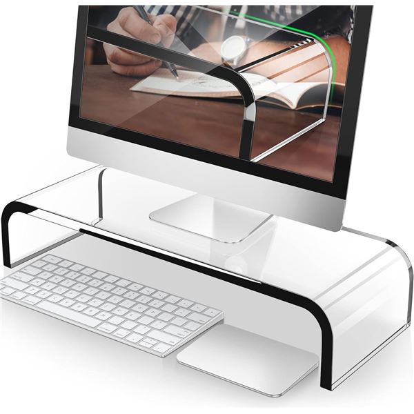 NEW ABOVETEK PREMIUM ACRYLIC MONITOR RISER