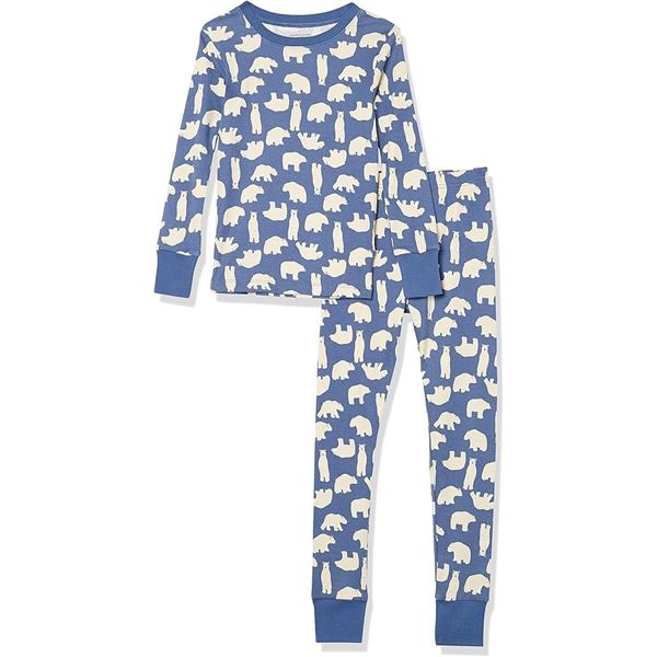 NEW AMAZON ESSENTIALS MENS KNIT PAJAMA SET POLAR
