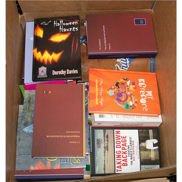 BOX OF NEW AMAZON BOOKS
