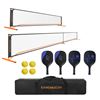 Image 1 : NEW SANGMUCEN BLACK AND ORANGE PICKLEBALL SET