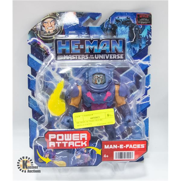 HE-MAN ACTION FIGURE - MAN-E-FACES