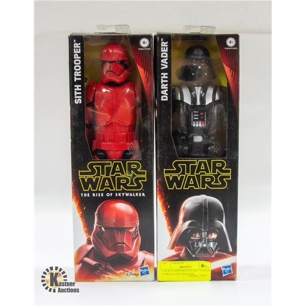 2 NEW STARWARS FIGURES: DARTH VADER & SITH TROOPER