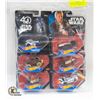 Image 1 : 6 NEW STARWARS HOTWHEELS CARS: HAN SOLO, OBI-WAN