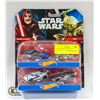 Image 1 : 2 NEW PACKS STARWARS HOTWHEELS: EMPEROR PALPATINE