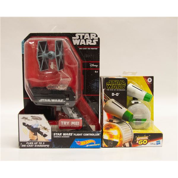 2 NEW STARWARS COLLECTIBLES: SPARK AND GO D-0 &