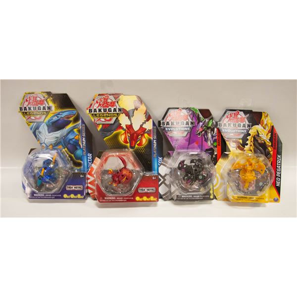 4 NEW BAKUGAN EVOLUTIONS FIGURES: GRISWING, NEO