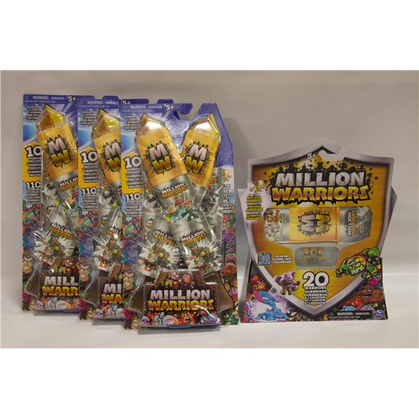 NEW MILLION WARRIORS PACKS: 50 WARRIORS TOTAL