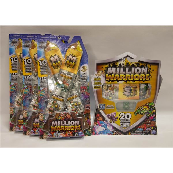 NEW MILLION WARRIORS PACKS: 50 WARRIORS TOTAL
