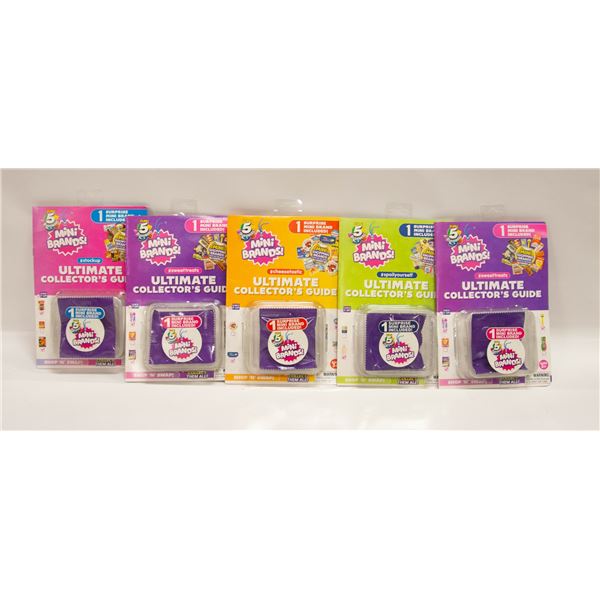 5 NEW MINI BRANDS