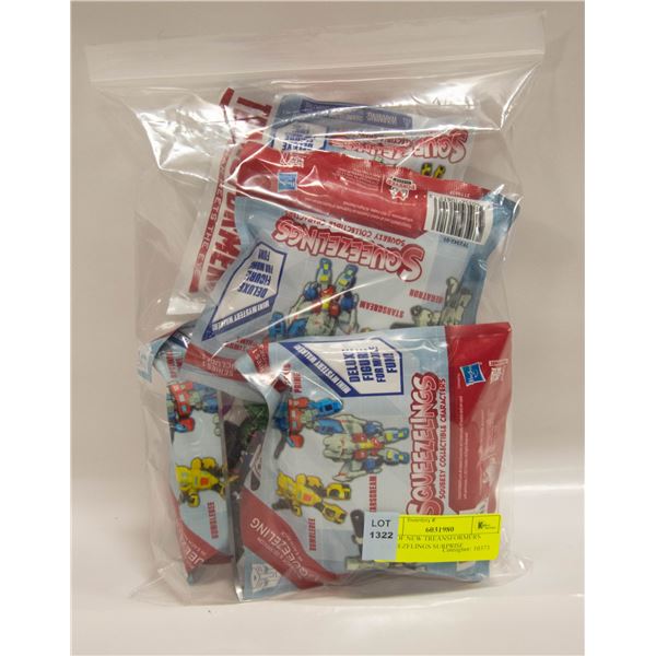 LOT OF NEW TREANSFORMERS SQUEEZELINGS SURPRISE
