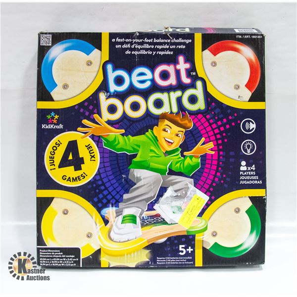 KIDKRAFT BEAT BOARD MUSICAL GAME, UP TO 4 PLAYERS