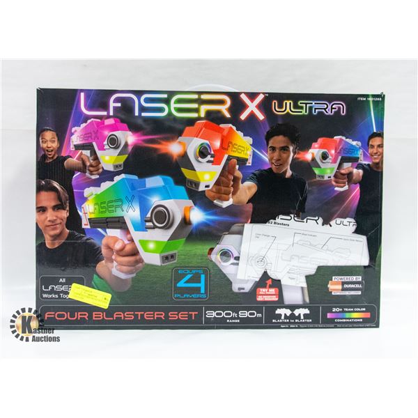 LASER X ULTRA 4 PLAYER LASER TAG GAME