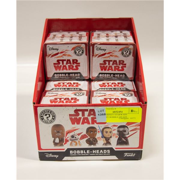 8 NEW DISNEY STARWARS MYSTERY BOBBLE-HEADS