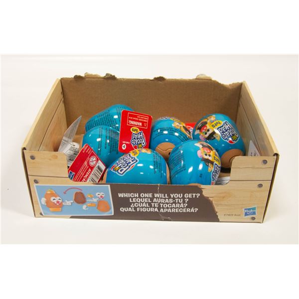 6 NEW MR. POTATO HEAD TOTS