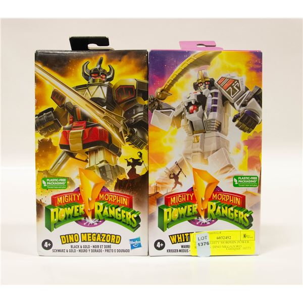2 NEW MIGHTY MORPHIN POWER RANGERS: DINO MEGAZORD