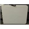 Image 1 : PORTABLE / FOLDABLE 6FT TABLES WITH CARRY STRAP
