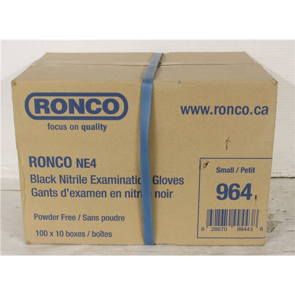 NEW BOX RONCO #964 SMALL BLACK NITRILE