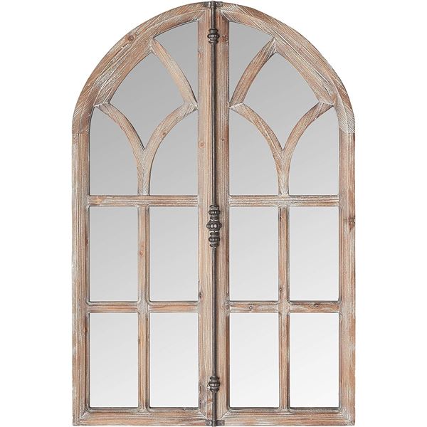 BRAND NEW STONE + BEAM FARMHOUSE WOODEN ARCHED